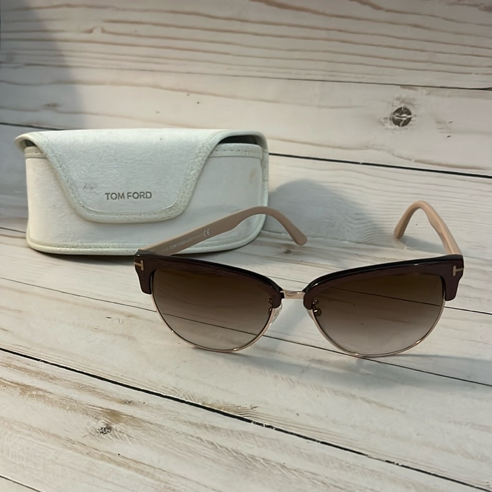 Tom Ford Women's Fany TF368 TF/368 Fashion Round Sunglasses